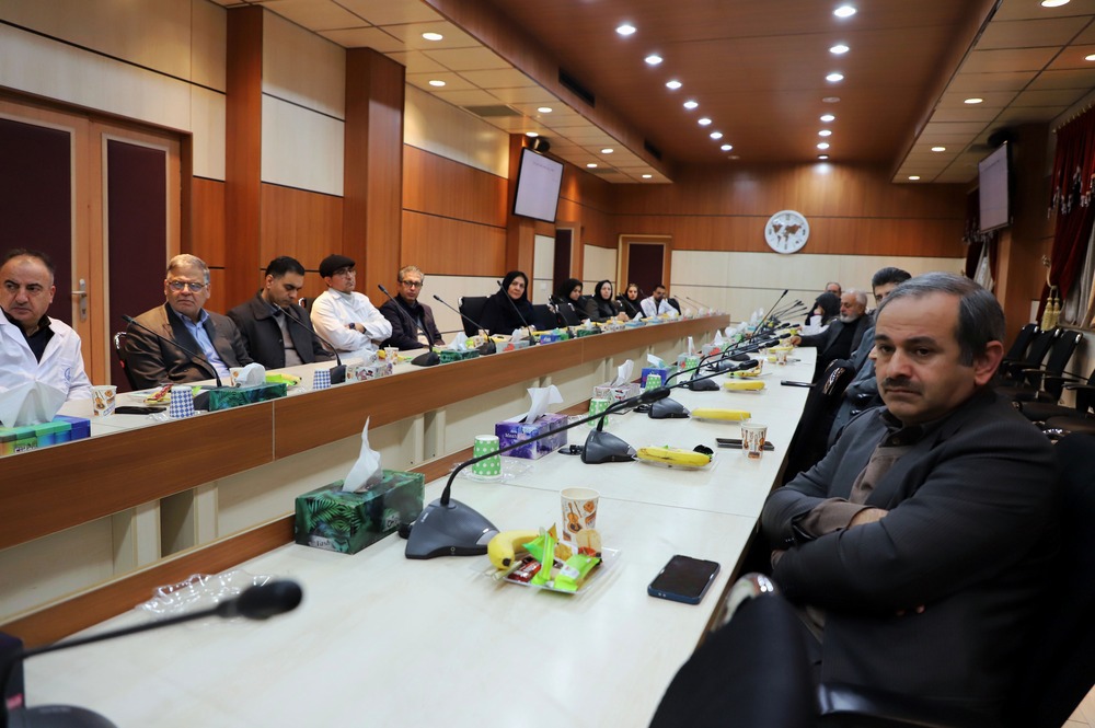 برگزاری نشست هیئت رئیسه با روسای بخشهای بیمارستان سینا 